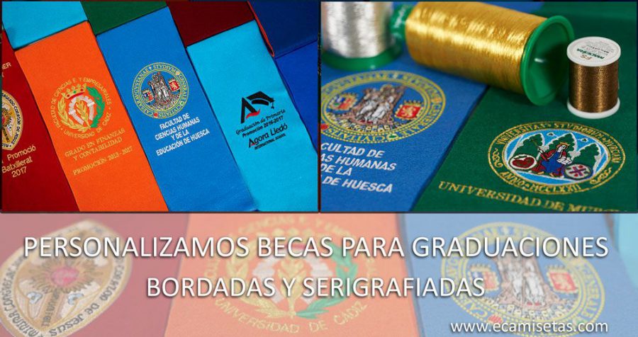 Becas para graduaciones personalizadas