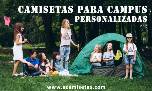 Camisetas para campus personalizadas