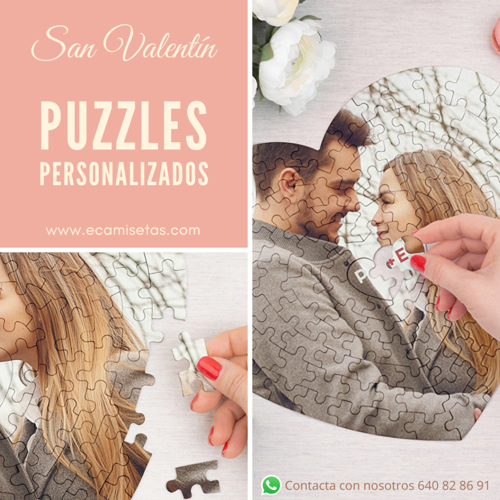 Puzzles personalizados san valentin