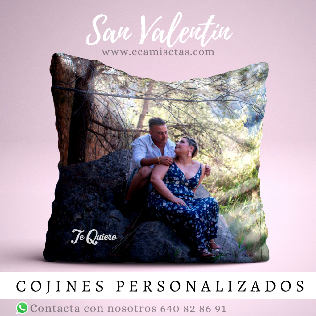 cojines personalizados san valentin