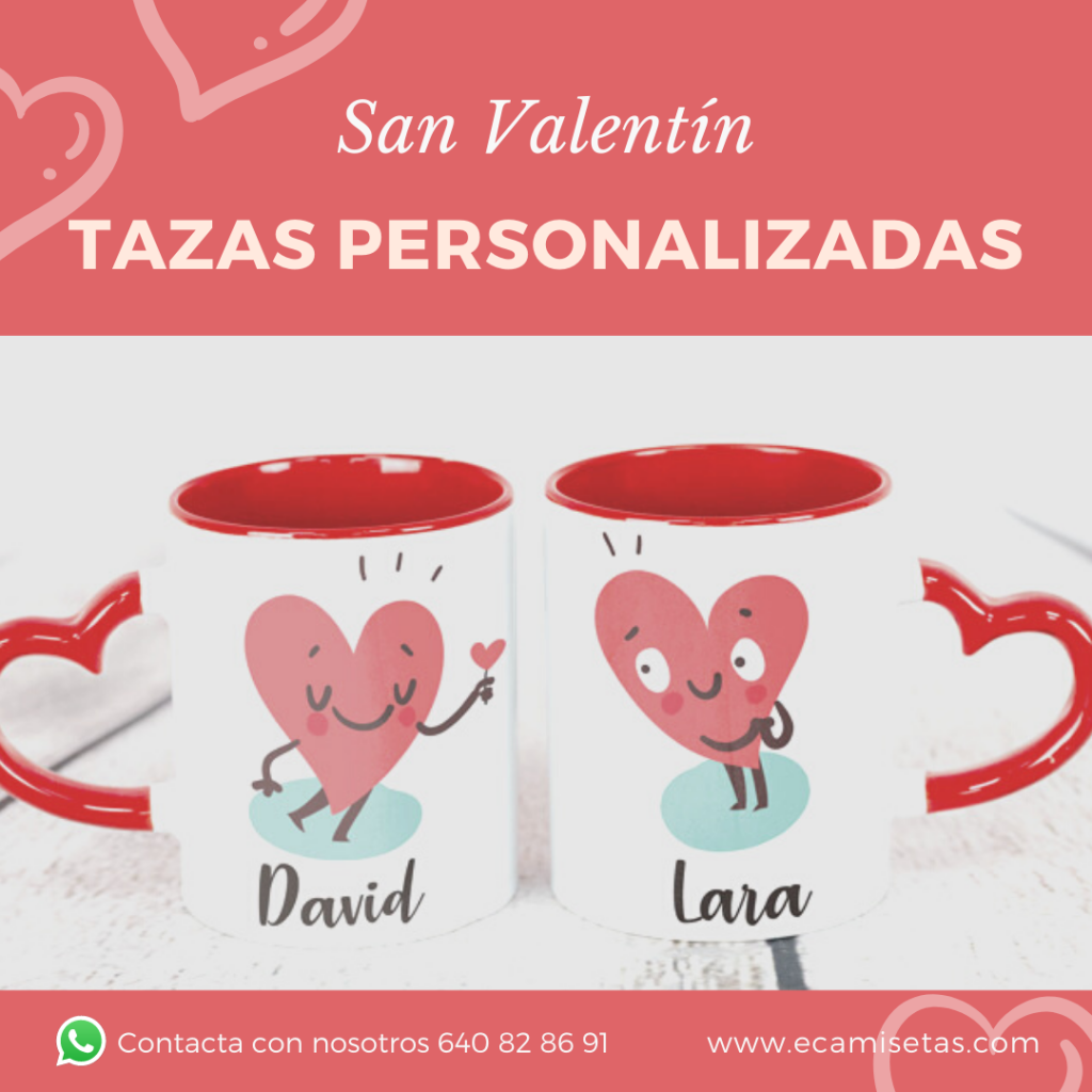 tazas corazon san valentin